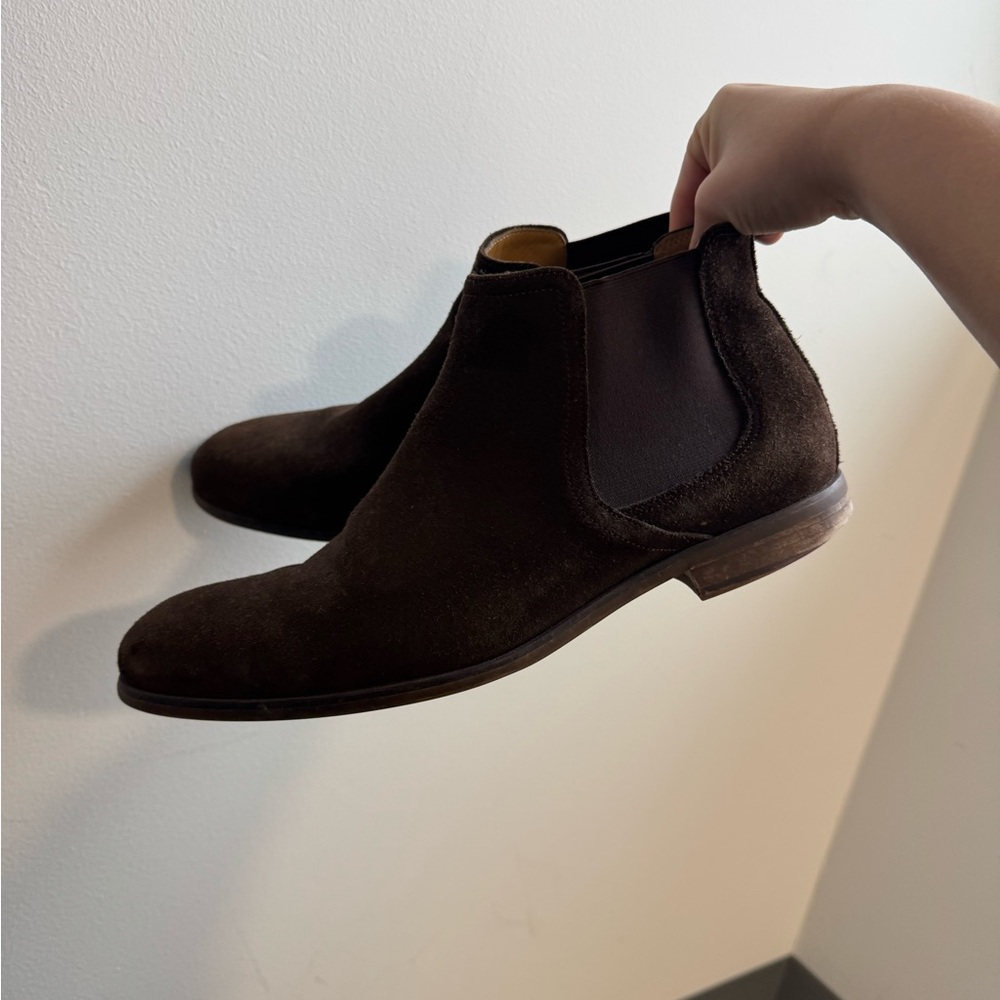 Combat agent Toecap suede men’s boot - Picture 3 of 12